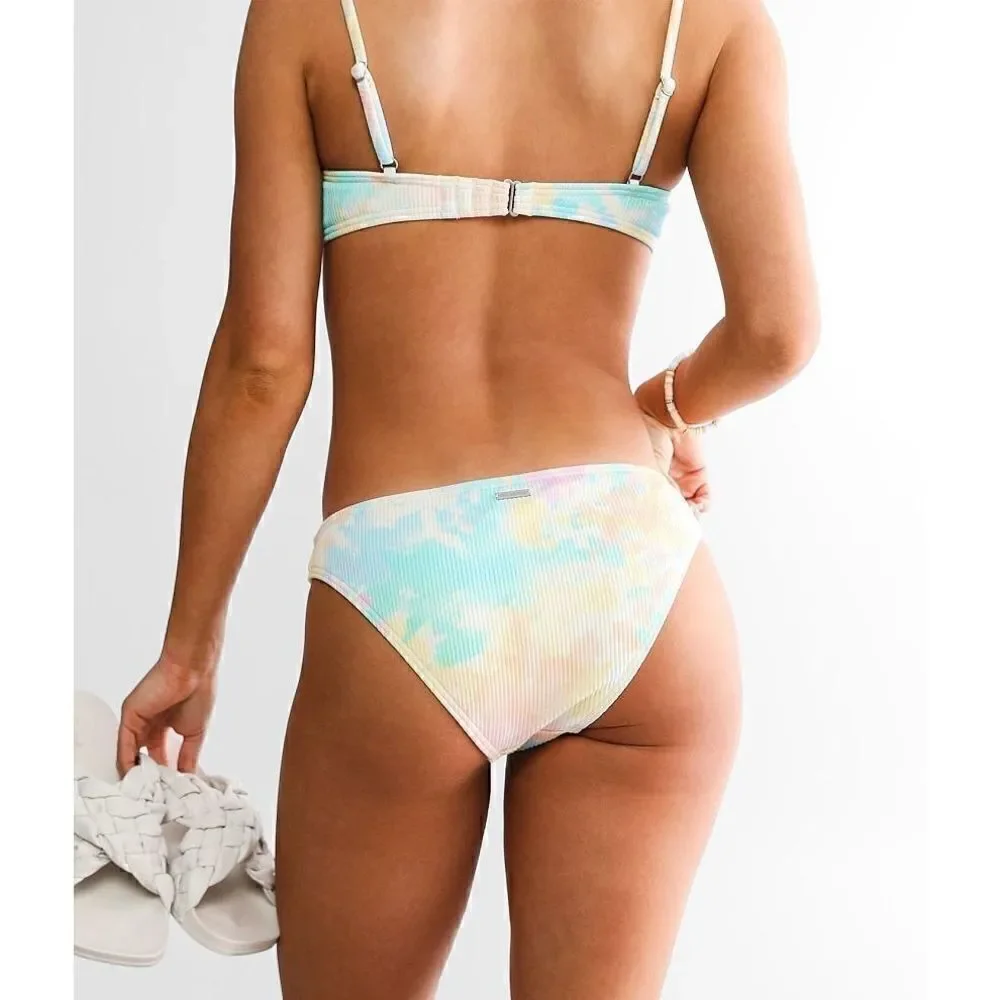 Billabong rainbow tide tropic low rise tie dye bikini bottoms XL NWT